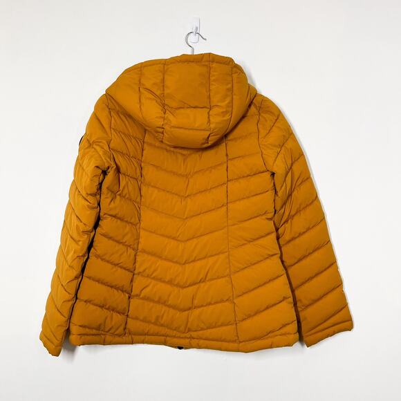 Women's Mustard Quilted Jacket - Picture 6 of 10